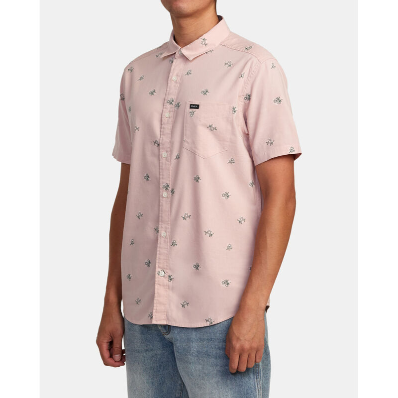 RVCA Morning Glory Short-Sleeve Shirt Mens image number 2