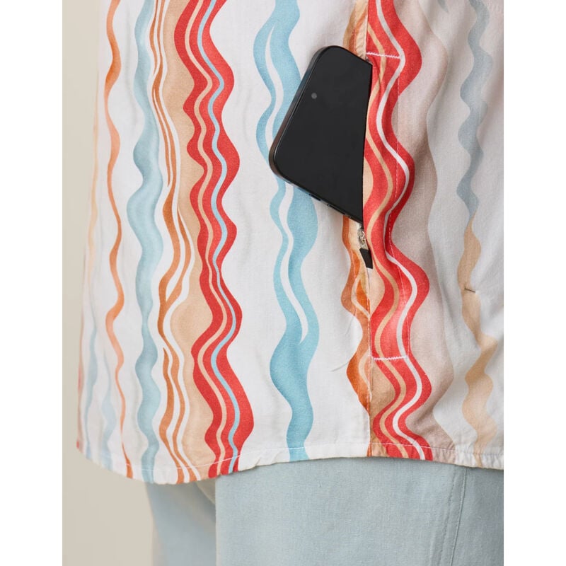 Baja Llama Cross Your Waves Button Up Shirt Mens image number 6