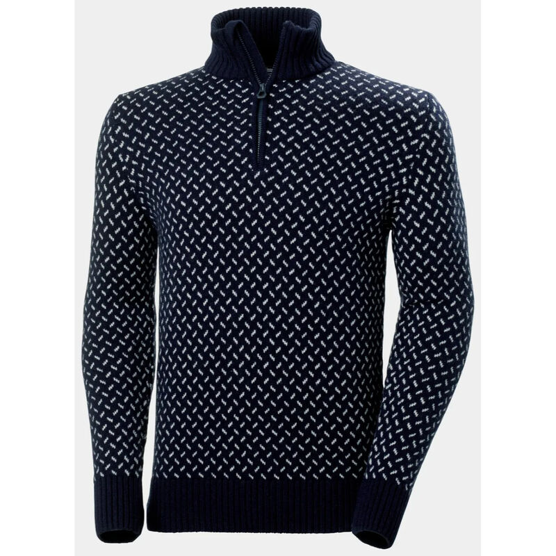Helly Hansen Arctic Ocean Icelander Wool Knit &frac12; Zip Sweater Mens image number 0