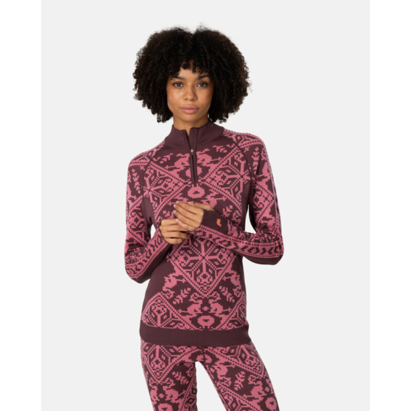 Kari Traa Saga Half-Zip Top Womens image number 2