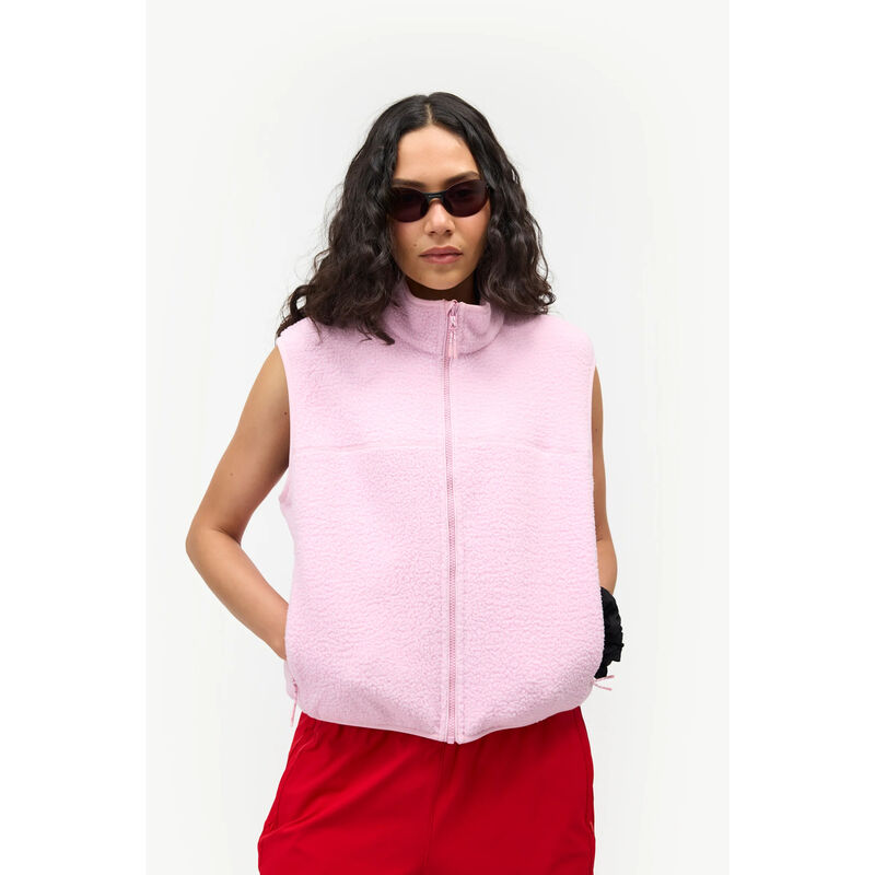 Halfdays Chapelle Fleece Vest Womens image number 4