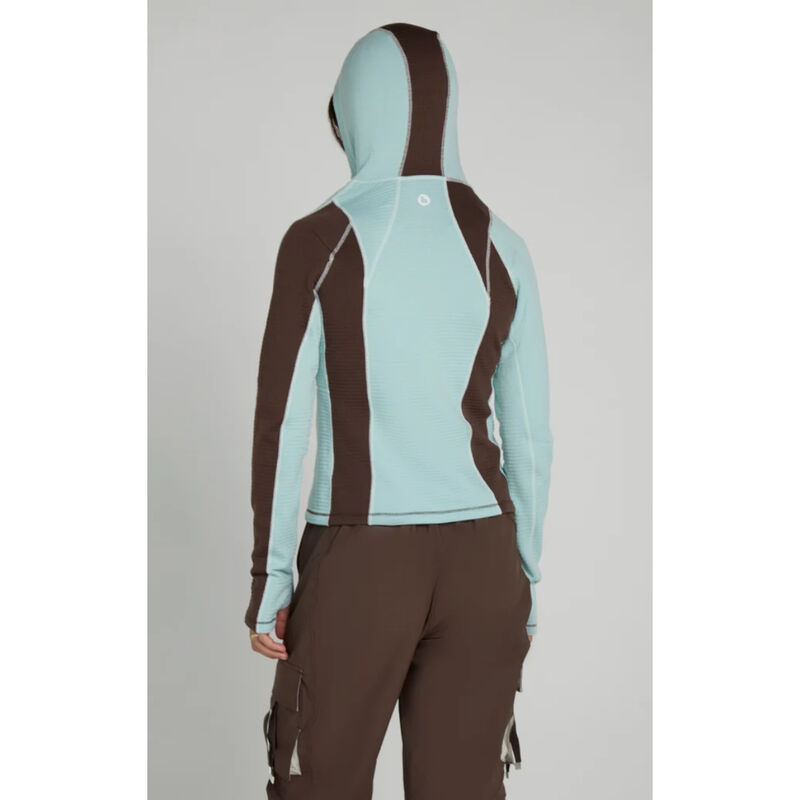 Seniq Joytrek Grid Fleece Full Zip Hoodie Womens image number 2