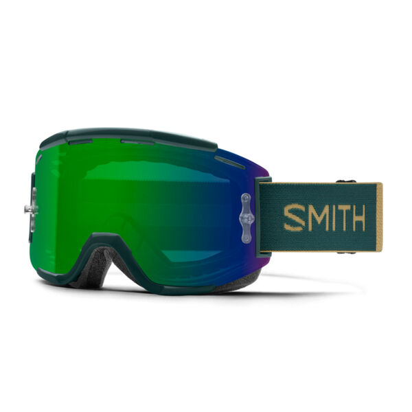 Smith Squad MTB Goggles + ChromaPop Everyday Green Mirror Lens