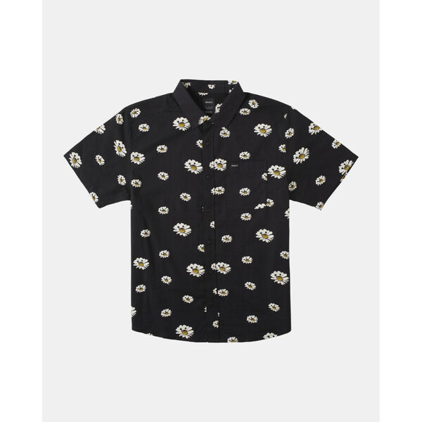 RVCA Pushin Up Short-Sleeve Shirt Mens