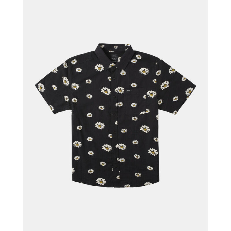 RVCA Pushin Up Short-Sleeve Shirt Mens image number 0