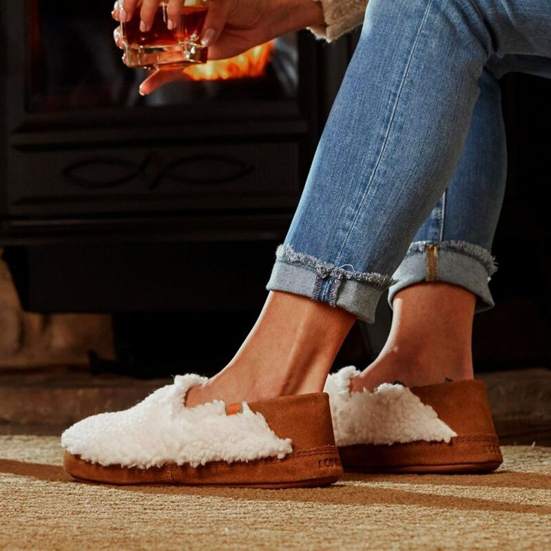Acorn Moc II With Collapsible Heel Slippers Womens image number 4
