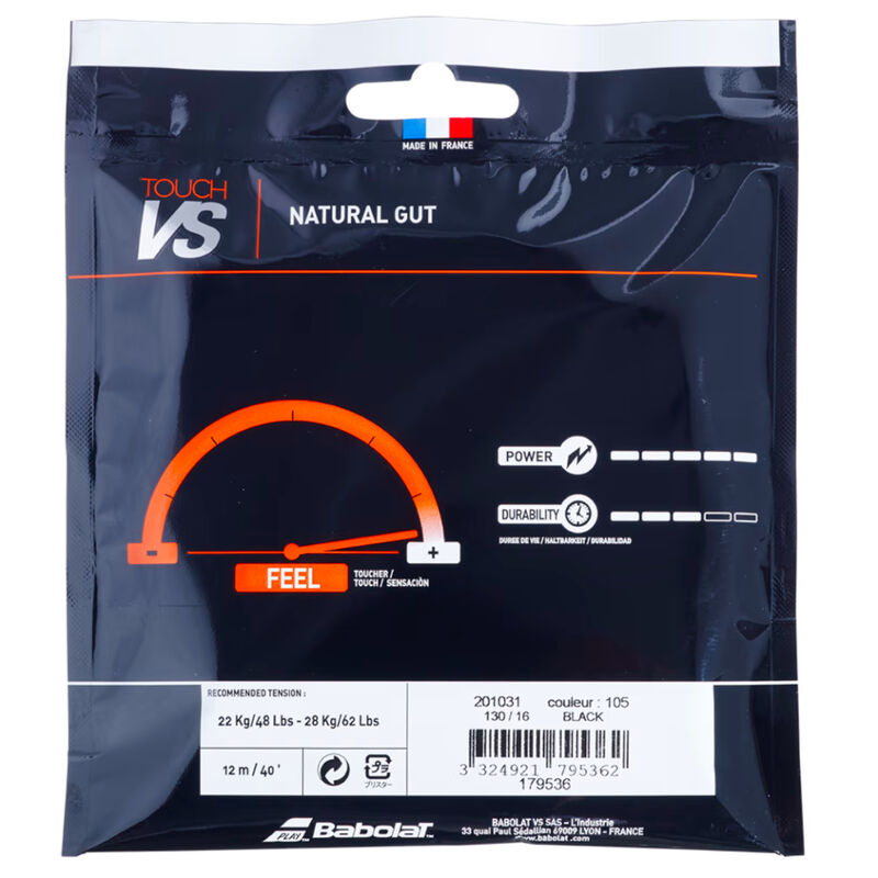 Babolat Touch VS 12M Tennis String 16 gauge image number 1