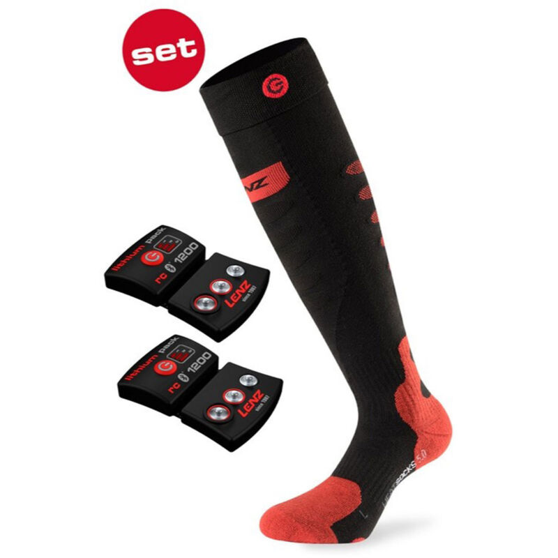 Lenz Heat Socks 5.0 Toe Cap with RCB1200 image number 0