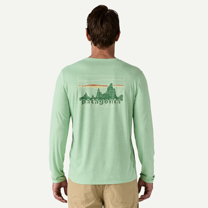 Patagonia Long-Sleeved Capilene® Cool Daily Graphic Shirt Mens image number 3