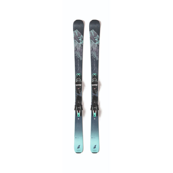 Nordica Wild Belle DC 84 Skis + 11 FDT Bindings Womens