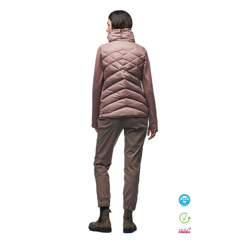 Indyeva Poplun Down Insulated Half-Zip Vest Womens image number 1