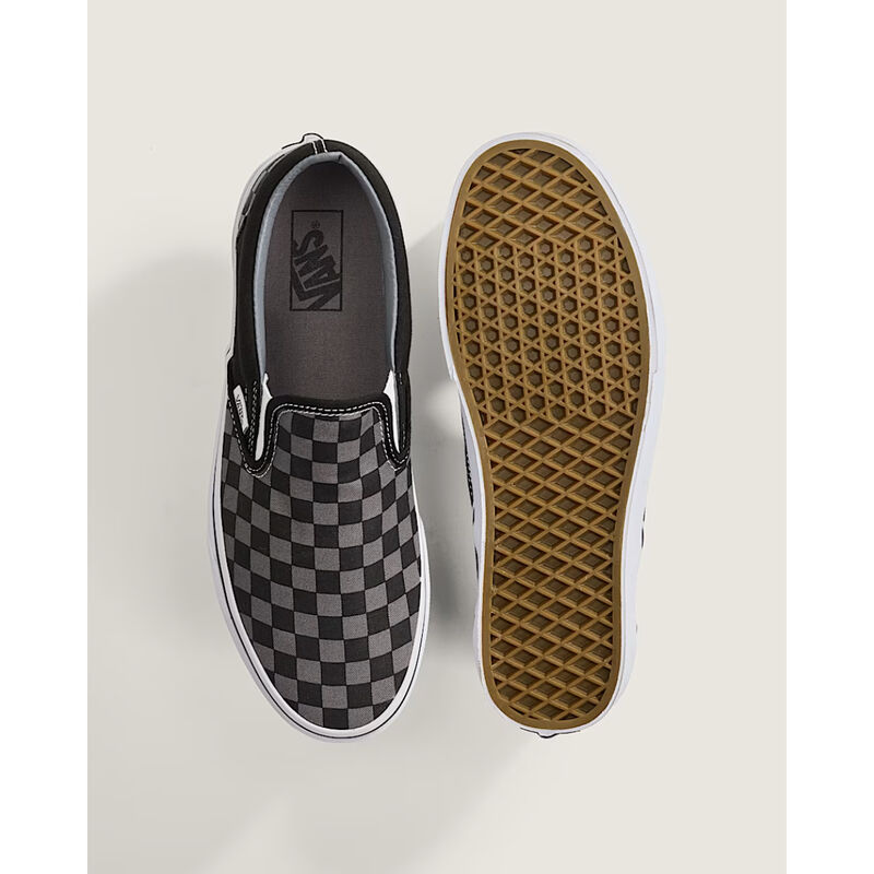 Vans Classic Slip-On Checkerboard Shoes Mens image number 2