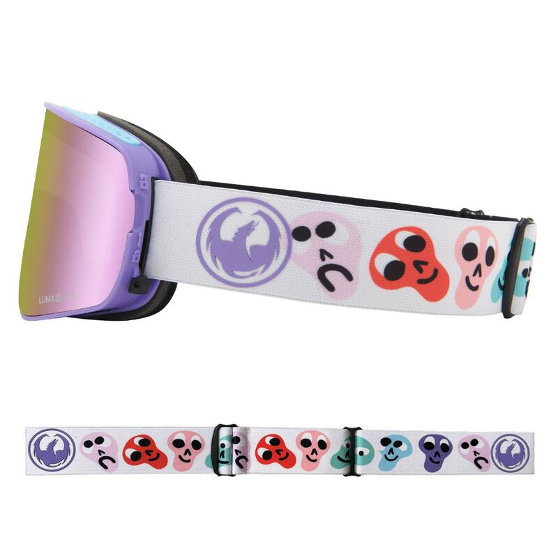 Dragon NFX2 Goggles + Lumalens Pink Ionized & Lumalens Dark Smoke Lenses image number 2