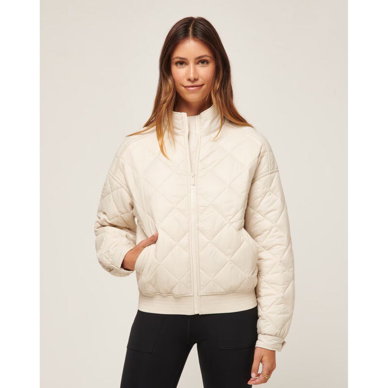 TravisMathew Lights At Night Quilted Jacket Womens image number 0