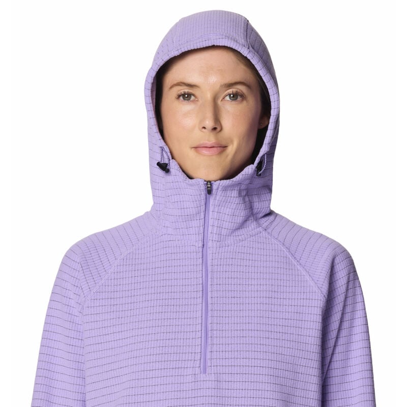 Mountain Hardwear Summit Grid Half Zip Hoodie Womens image number 3