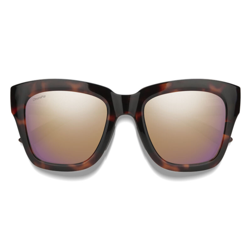 Smith Sway Tortoise + ChromaPop Polarized Rose Gold Mirror Lens Sunglasses image number 1