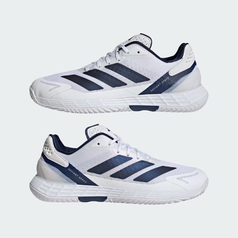Adidas Defiant Speed 2 Tennis Shoes Mens - White/Dark Blue image number 6