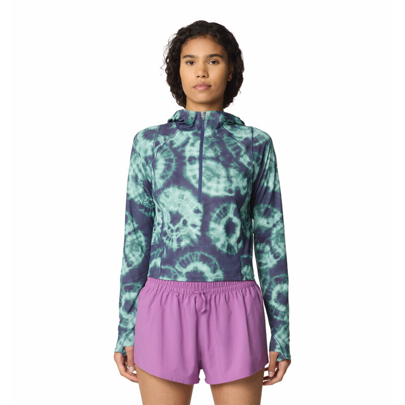 Mountain Hardwear Crater Lake Crop Zip Top Womens image number 0