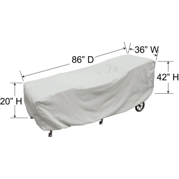Treasure Garden Large Chaise Protective Cover