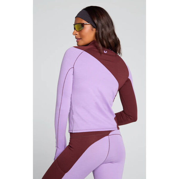 Seniq Wool Sculpt Merino Baselayer Mock Neck Top Womens