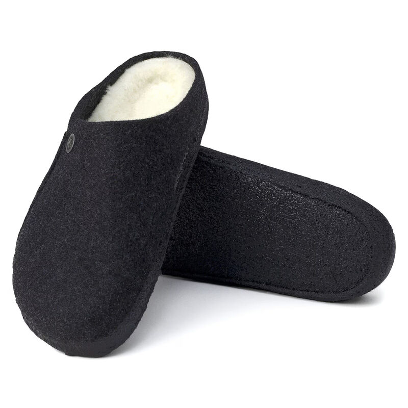 Birkenstock Zermatt Shearling Narrow Slippers Womens image number 3