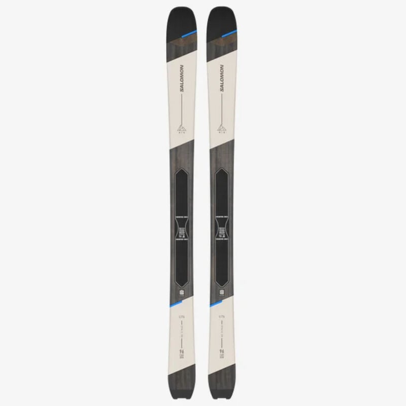 Salomon MTN 96 Carbon Alpine Touring Skis + Skins image number 1