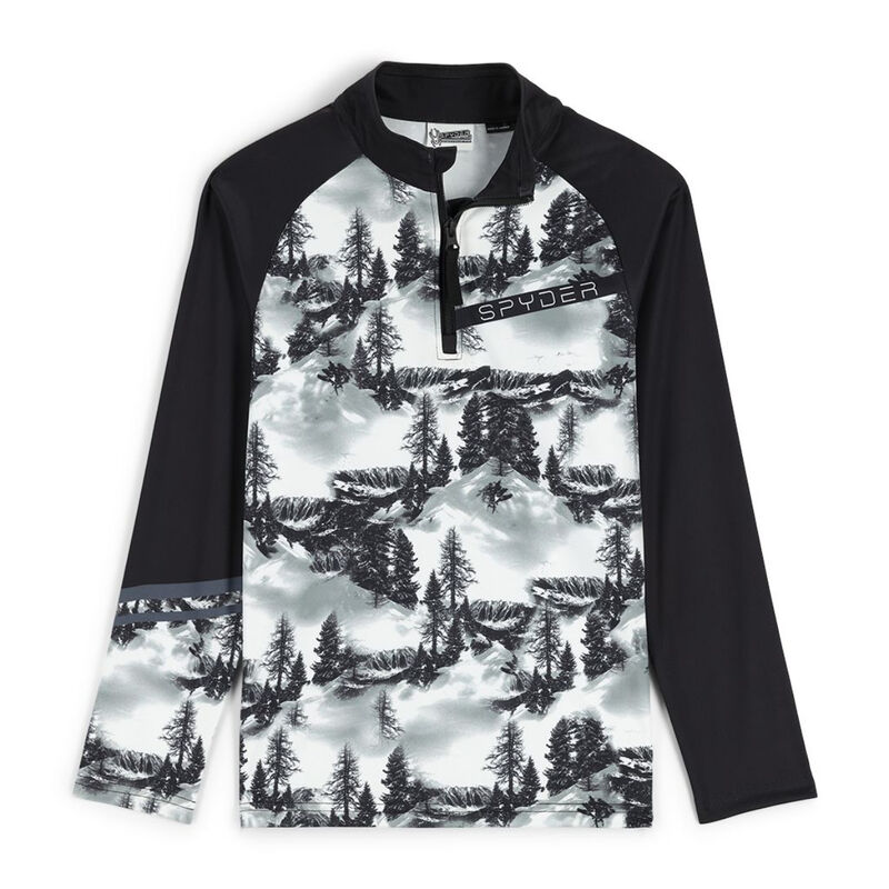 Spyder Treeline 1/4 Zip Turtleneck Junior Boys image number 1