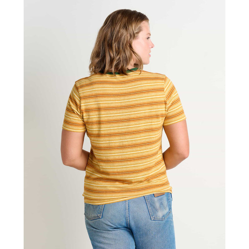 Toad&Co Grom Ringer Crew Top Womens image number 1