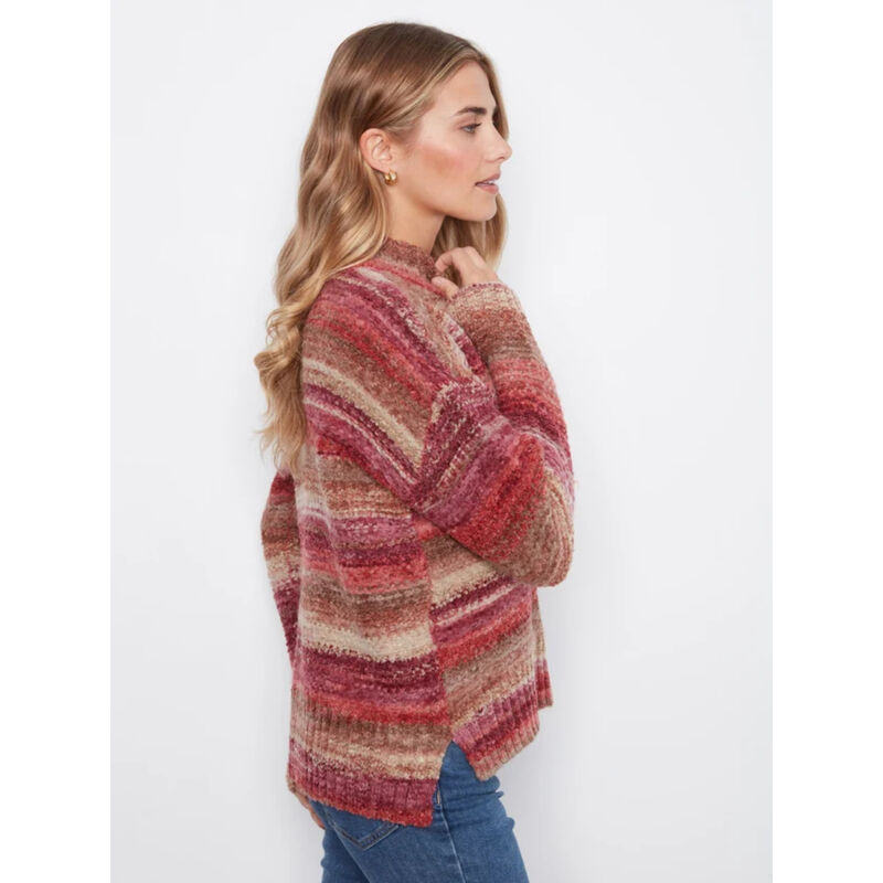 Charlie B High-Low Mock Neck Sweater Womens image number 1