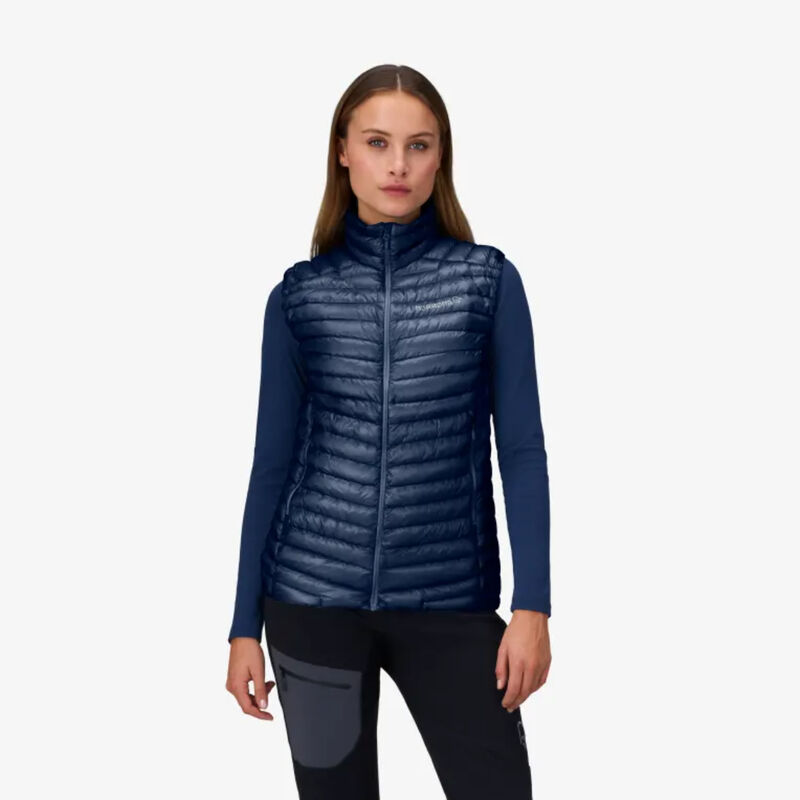 Norrona Trollveggen Superlight Down Vest Womens image number 2