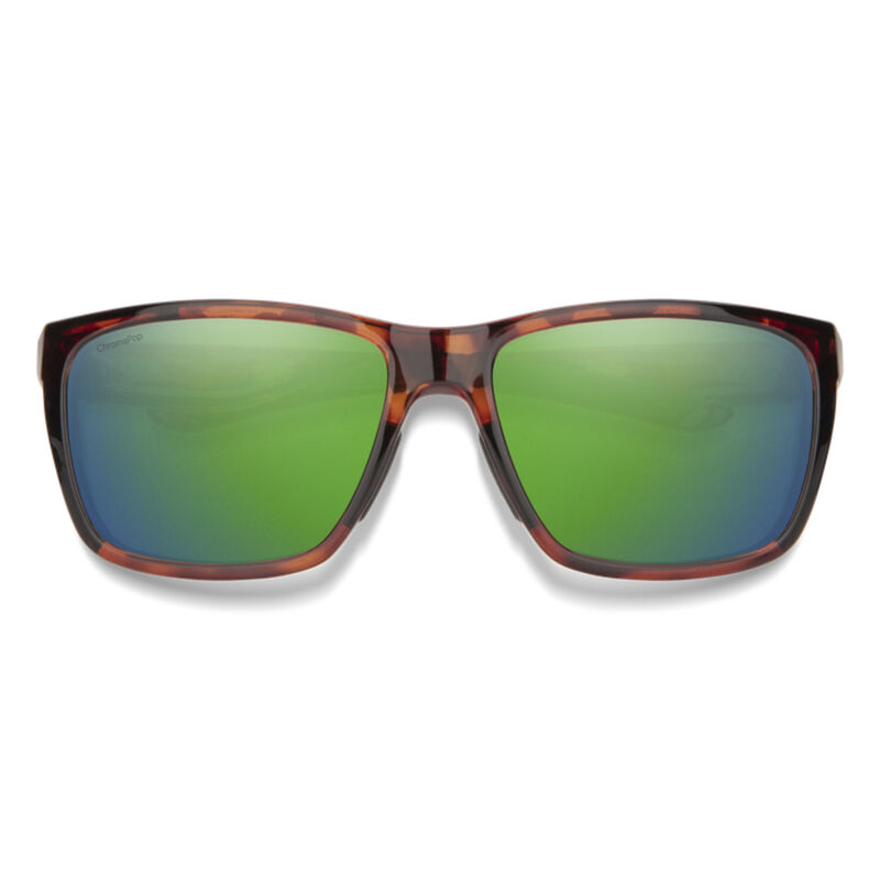 Smith Longfin Tortoise + ChromaPop Glass Polarized Green Mirror Lens Sunglasses image number 1
