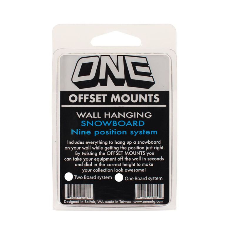 ONE Snowboard Offset Wall Mount System image number 0