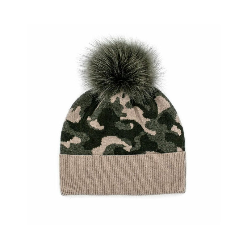 Mitchies Matchings Camo Hat Pom image number 0