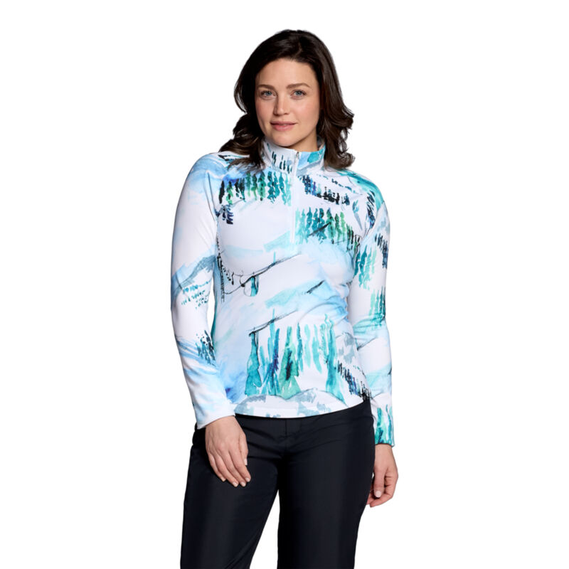 Obermeyer 1/4 Zip Baselayer Top Womens image number 2