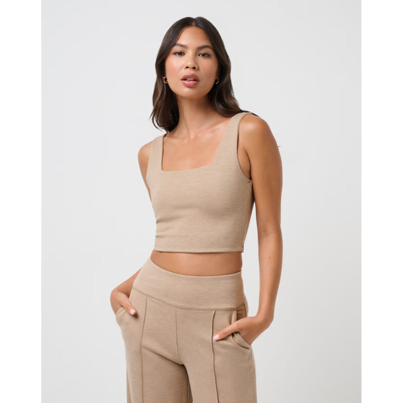 TravisMathew Friday Ponte Square Tank Womens image number 0
