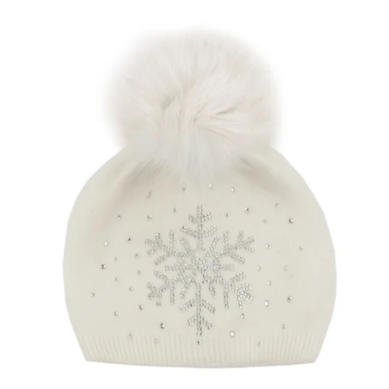 Mitchies Matchings Snowflake Sparkle Beanie Womens image number 0