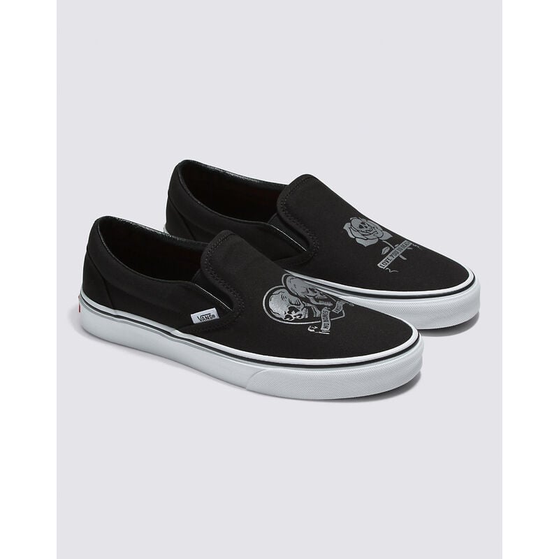 Vans Love You To Death Classic Slip-On Shoes image number 0
