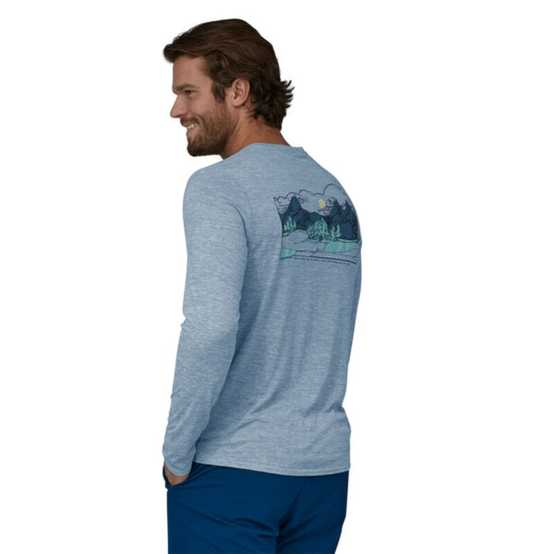 Patagonia Long Sleeve Capilene Daily Graphic Shirt Mens image number 3