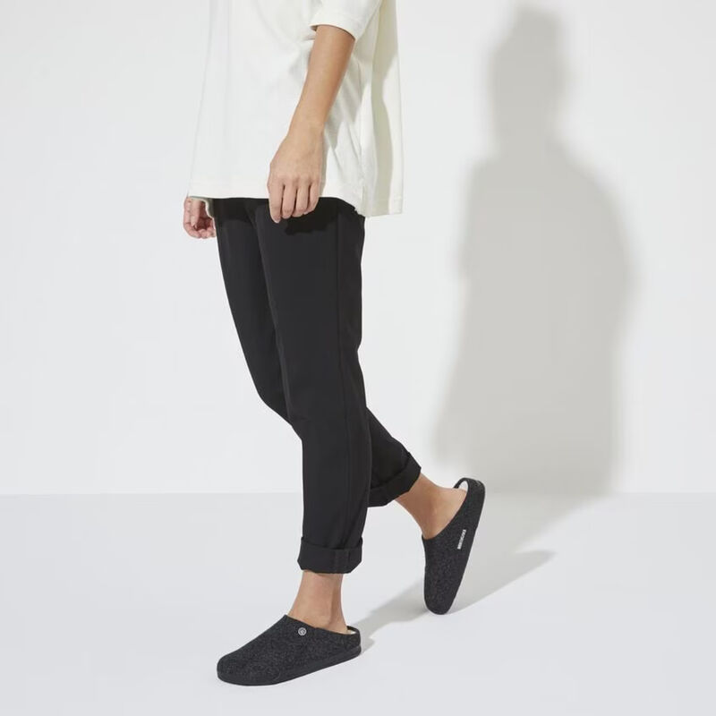 Birkenstock Zermatt Shearling Narrow Slippers Womens image number 4