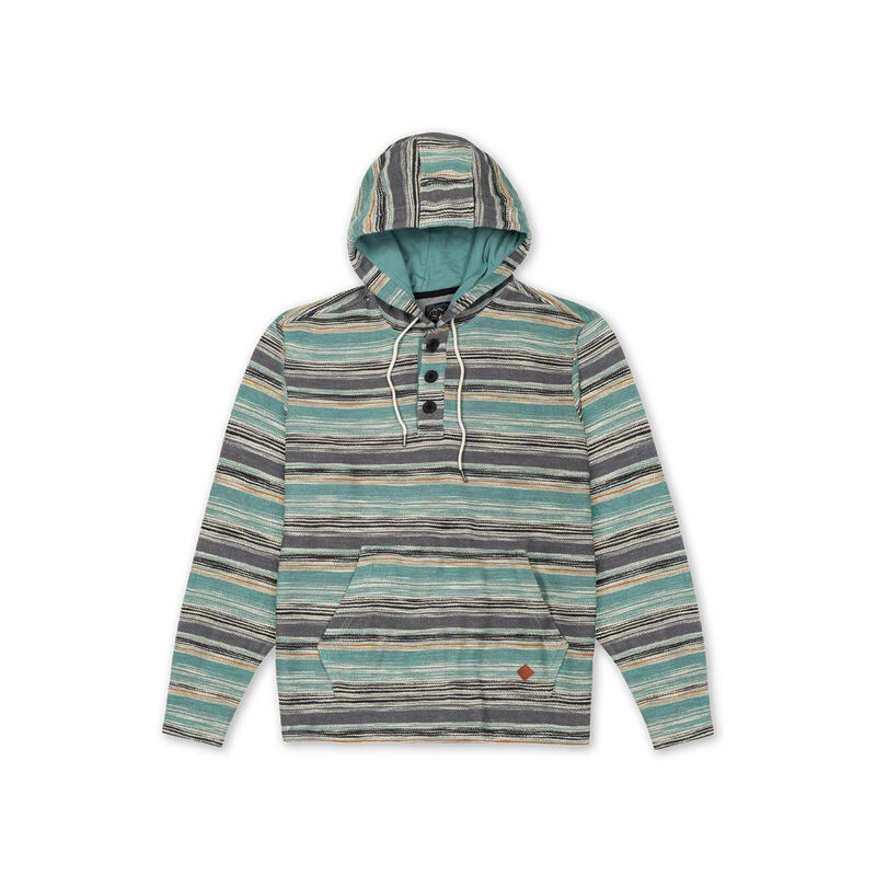 Baja Llama The Green Paamul Poncho Mens image number 0