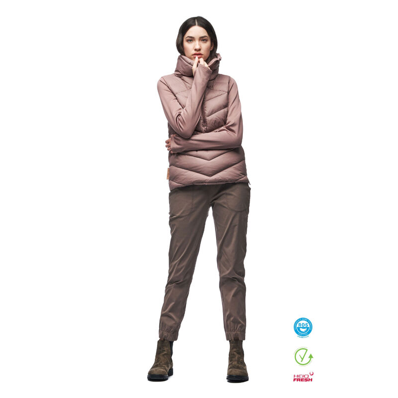 Indyeva Poplun Down Insulated Half-Zip Vest Womens image number 0