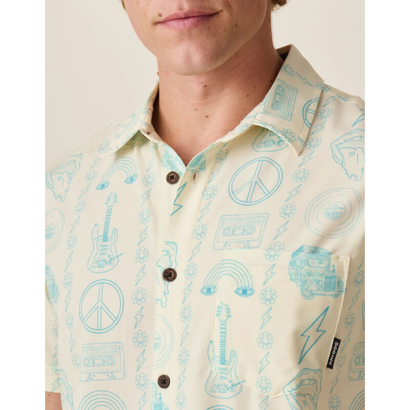 Baja Llama Backstage Pass Button Up Shirt Mens image number 4