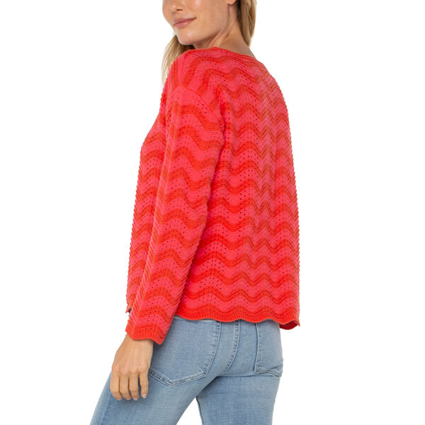 Liverpool Long Sleeve Boatneck Sweater Womens