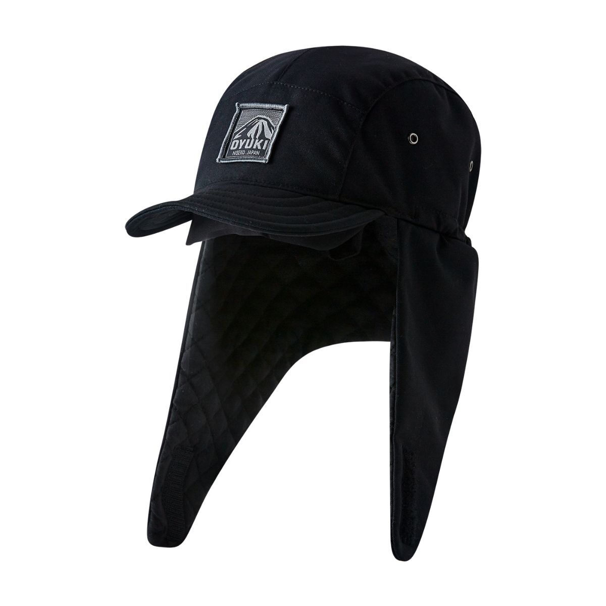 Oyuki Boshi Flap Hat | Black | Christy Sports