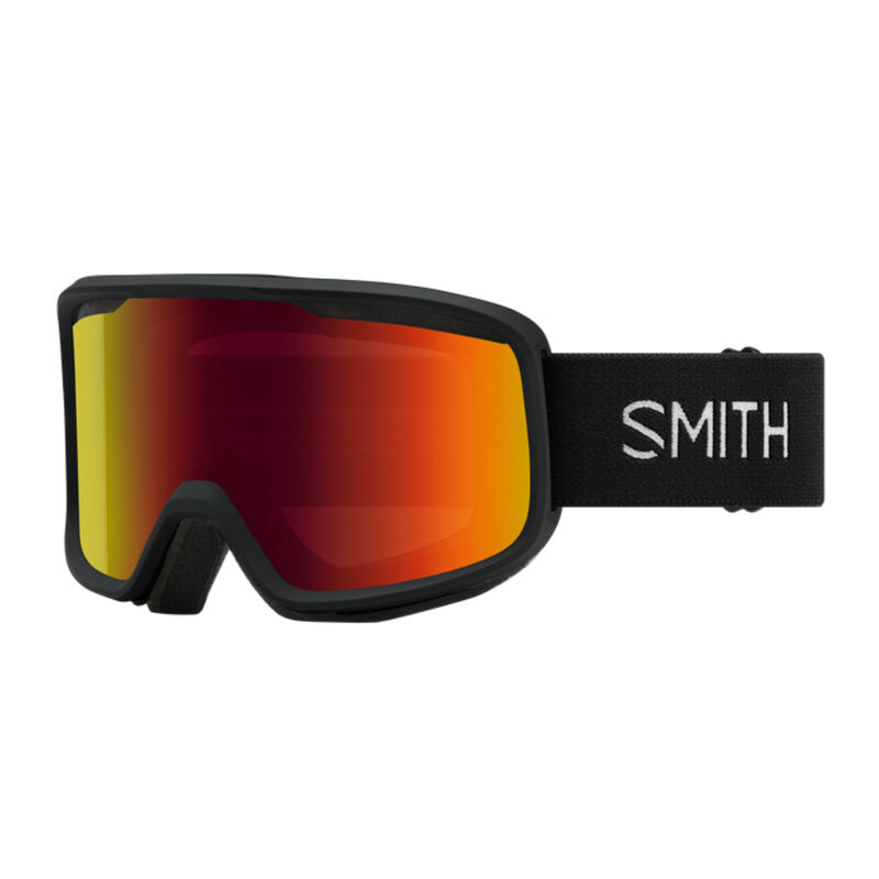 Smith Frontier Low Bridge Fit Goggles + Red Sol-X Mirror Lens image number 0