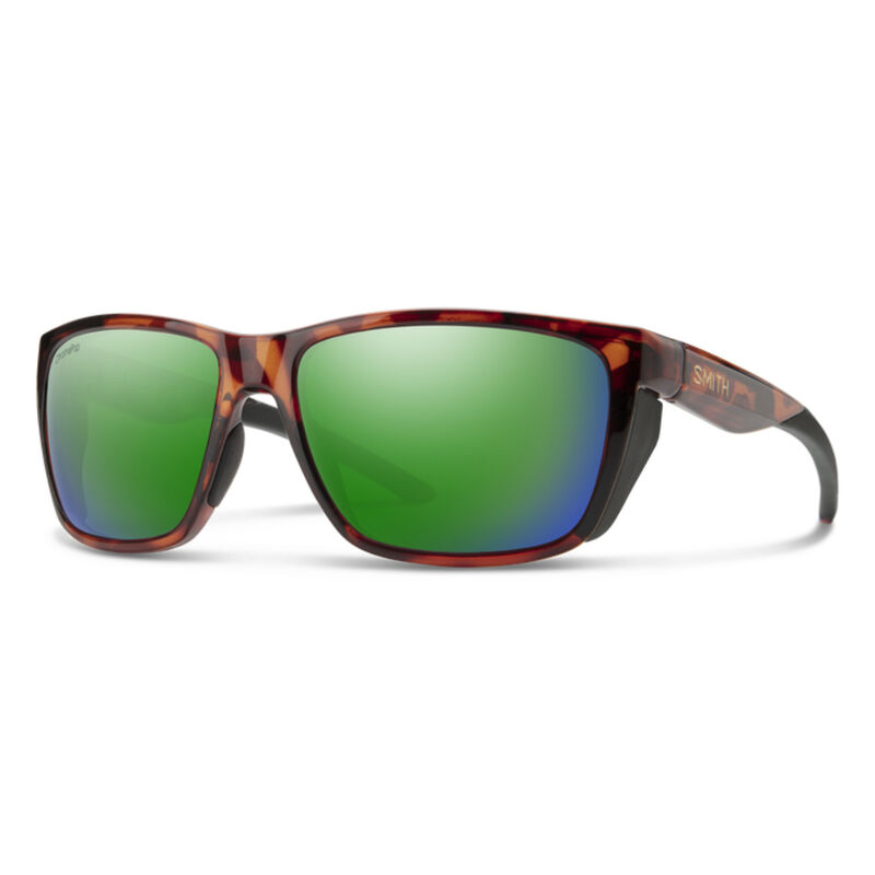 Smith Longfin Tortoise + ChromaPop Glass Polarized Green Mirror Lens Sunglasses image number 0