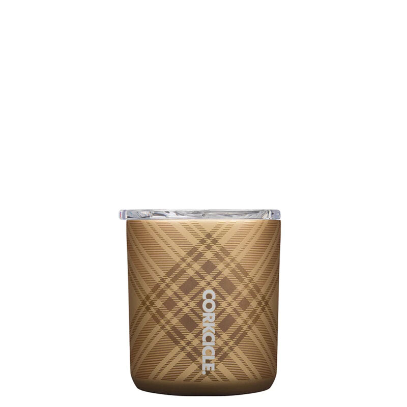 Corkcicle Golden Plaid Buzz 12oz Cup image number 0