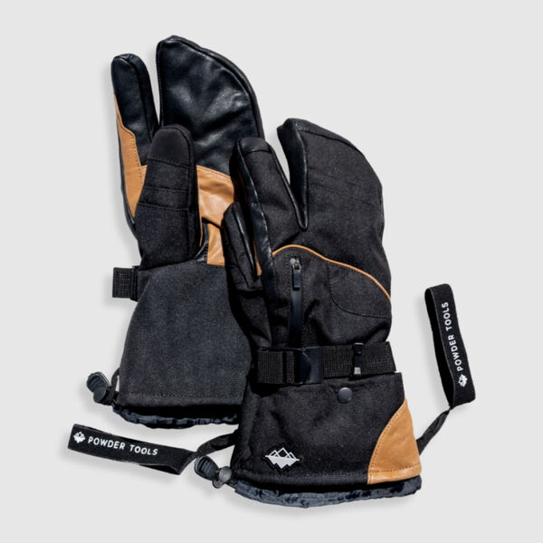 Powder Tools Avalanche Leather Trigger Mitts