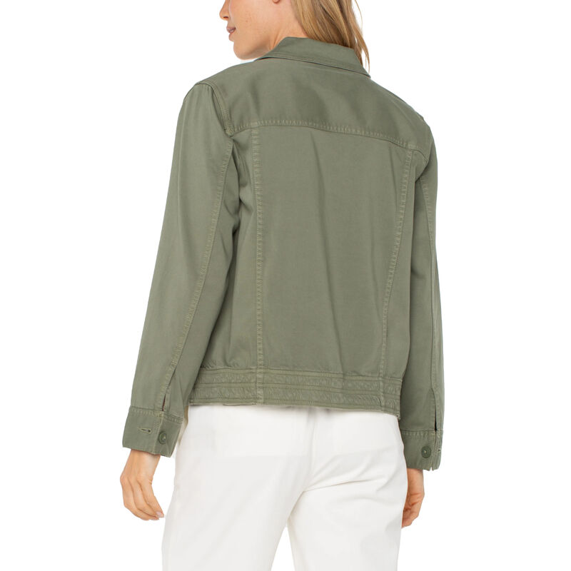 Liverpool Button Front Cargo Jacket Womens image number 1