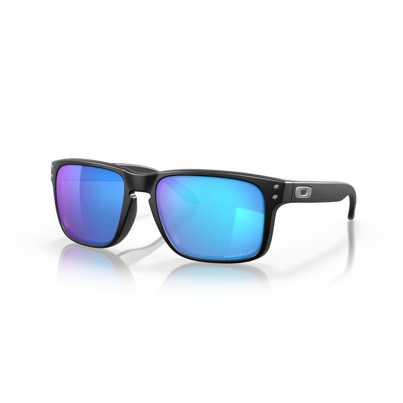 Oakley Holbrook Sunglasses Matte Black/Prizm Sapphire Polarized image number 0